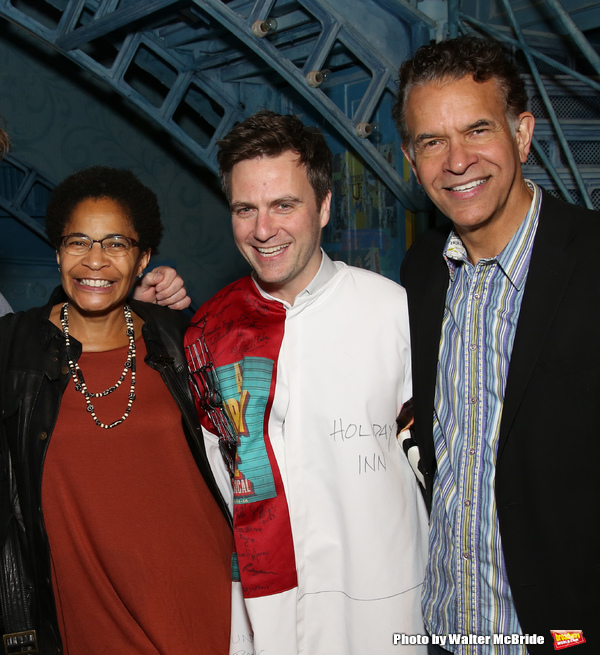 Allyson Tucker, Manoel Felciano and Brian Stokes Mitchell  at 