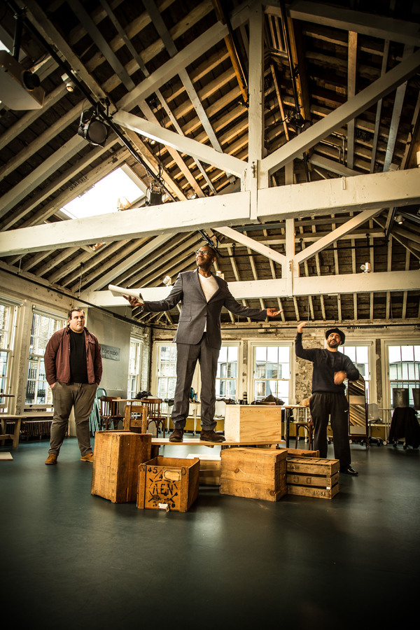 Louis Martin, Lenny Henry, and Guy Rhys Photo