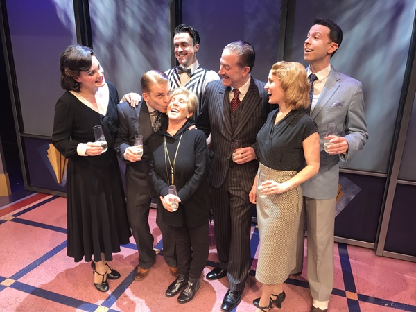 Photo Flash: CAGNEY, THE MUSICAL Company Toasts to One Year Off-Broadway Image