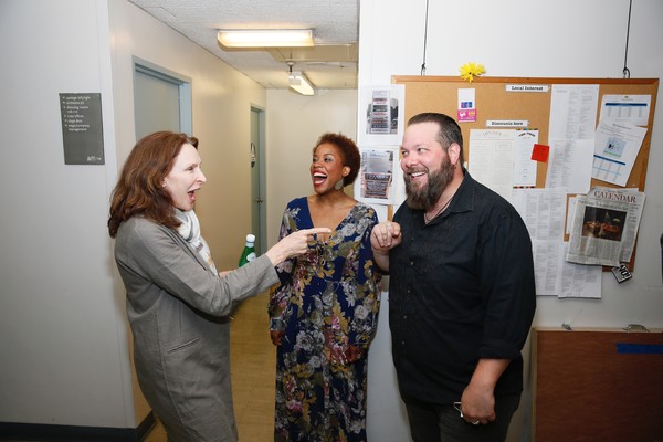 Gates McFadden and Eleasha Gamble and Evan Harrington Photo