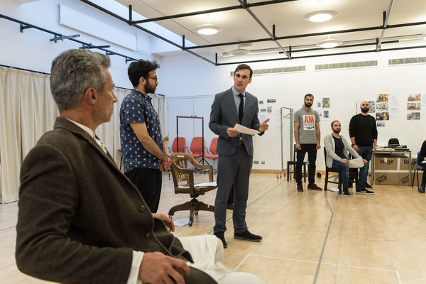 Photo Flash: In Rehearsals with OCCUPATIONAL HAZARDS at Hampstead Theatre 