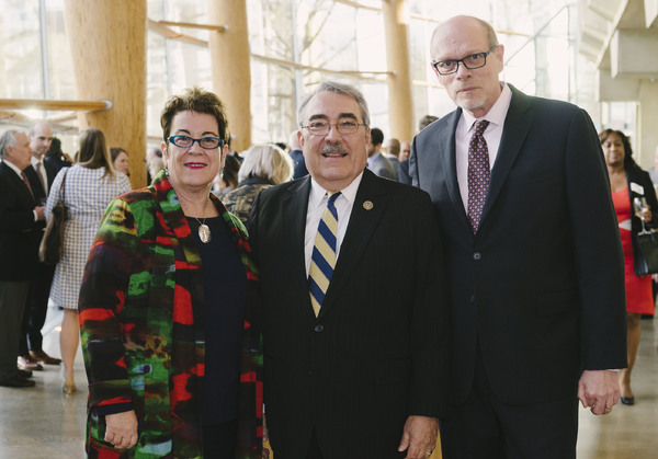 Molly Smith, G. K. Butterfield and  Edgar Dobie Photo