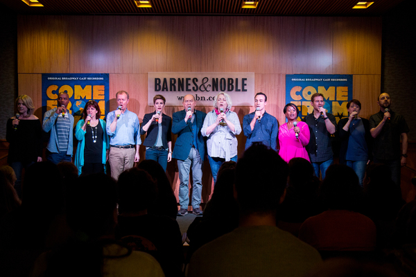 Photo Coverage: COME FROM AWAY Celebrates Cast Album Release with CD Signing at Barnes and Noble Image