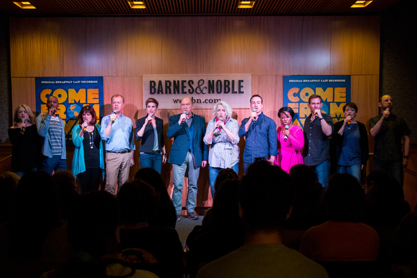 Photo Coverage: COME FROM AWAY Celebrates Cast Album Release with CD Signing at Barnes and Noble Image