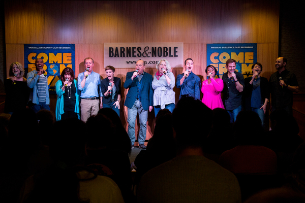 Photo Coverage: COME FROM AWAY Celebrates Cast Album Release with CD Signing at Barnes and Noble Image