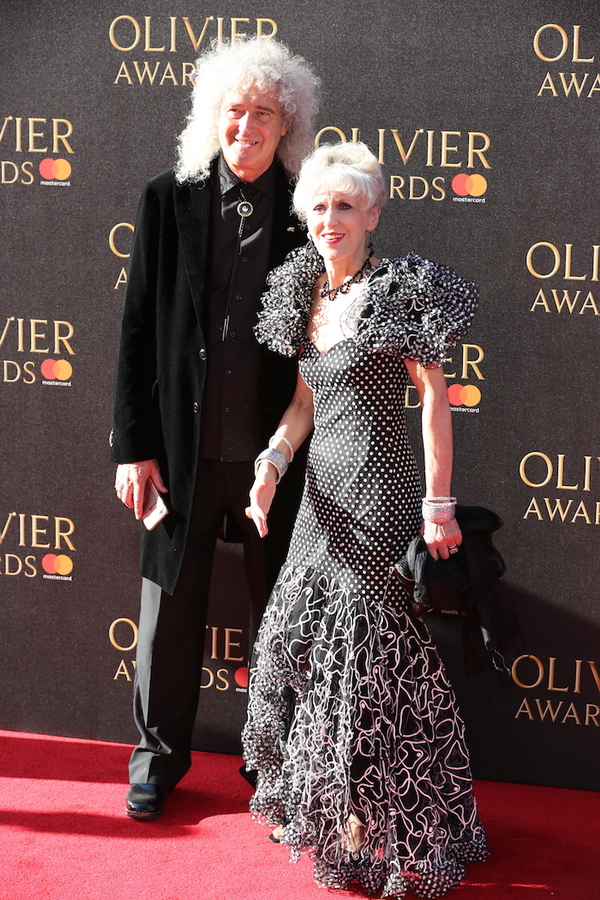 Brian May and Anita Dobson Photo