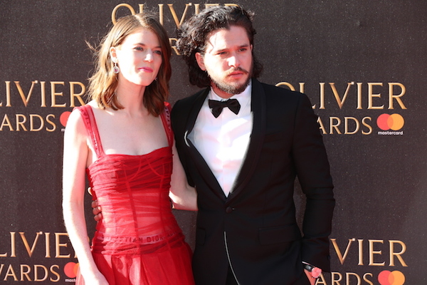 Rose Leslie and Kit Harington Photo