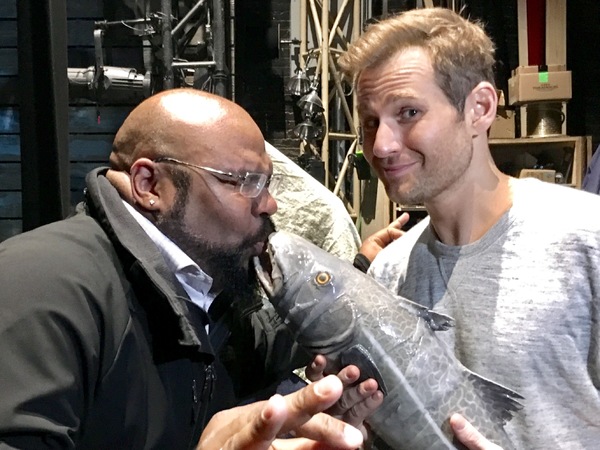 Photo Flash: James Monroe Iglehart Partakes in Newfoundland Tradition at COME FROM AWAY Image
