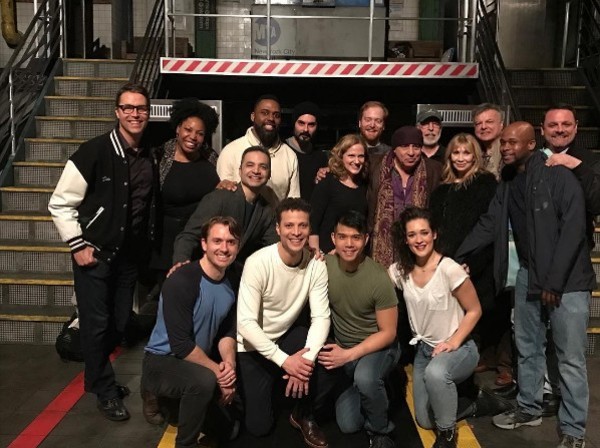 Photo Flash: Steven Van Zandt Visits IN TRANSIT Image