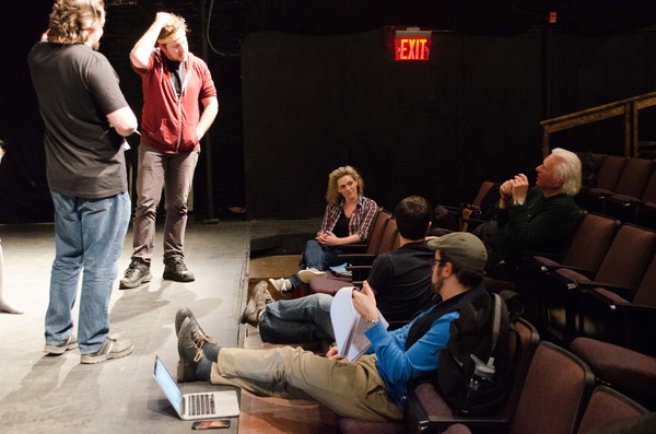 Photo Flash: David Rabe and Company in Rehearsals for IN THE BOOM BOOM ROOM Off-Broadway Image