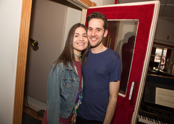 Photo Flash: Phillipa Soo & AMELIE Cast Hit the Recording Studio! Image