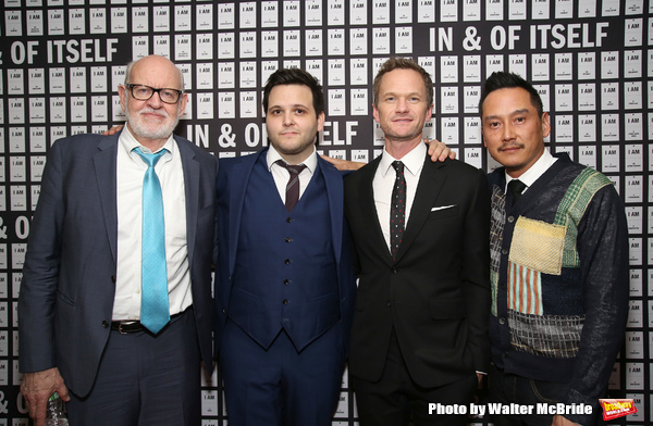 Frank Oz, Derek DelGaudio, Neil Patrick Harris and Glenn Kaino Photo