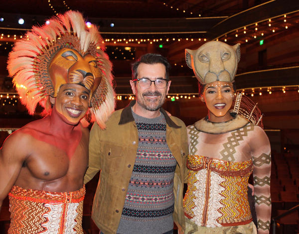 Photo Flash: MODERN FAMILY's Ty Burrell Visits THE LION KING on Tour Image