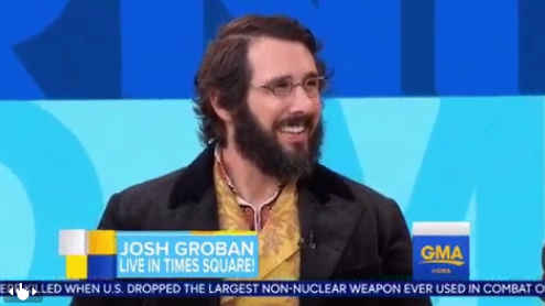 VIDEO: Josh Groban & Cast of 'GREAT COMET' Perform 2 Songs Live on GMA! Image