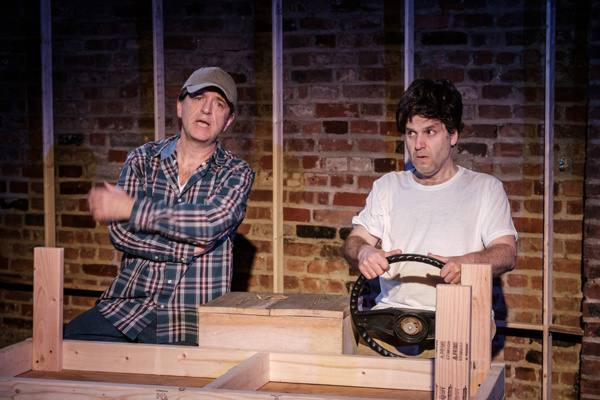 L-R: Richard Toth and Mike Shapiro in CHARLESES by Carl Holder, directed by Meghan Fi Photo