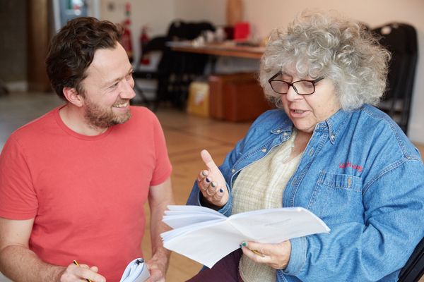 Photo Flash: In Rehearsal with Miriam Margolyes, Frances Barber and Jonathan Forbes for MADAME RUBINSTEIN at Park Theatre Image