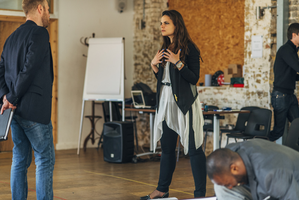 Photo Flash: In Rehearsal for THE PULVERISED at the Arcola Theatre Image