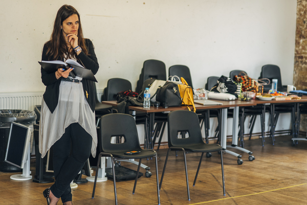 Photo Flash: In Rehearsal for THE PULVERISED at the Arcola Theatre Image