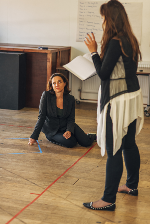 Photo Flash: In Rehearsal for THE PULVERISED at the Arcola Theatre 