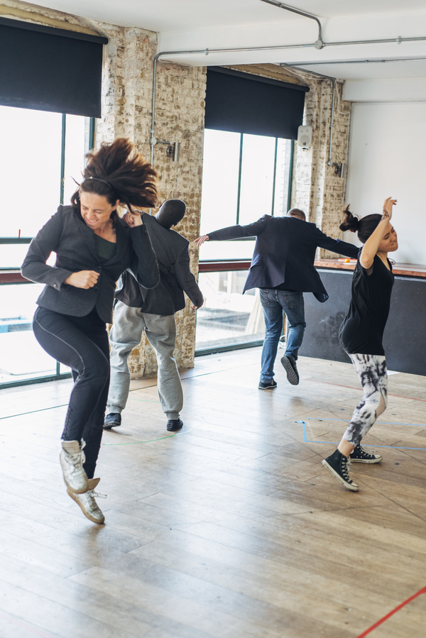 Photo Flash: In Rehearsal for THE PULVERISED at the Arcola Theatre 