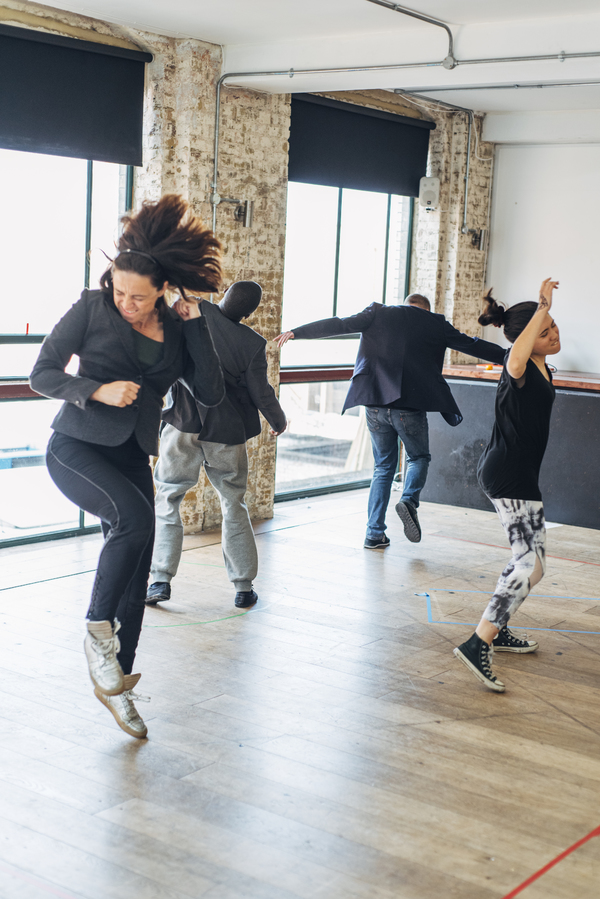 Photo Flash: In Rehearsal for THE PULVERISED at the Arcola Theatre Image