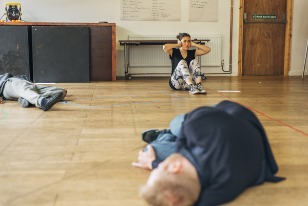 Photo Flash: In Rehearsal for THE PULVERISED at the Arcola Theatre Image