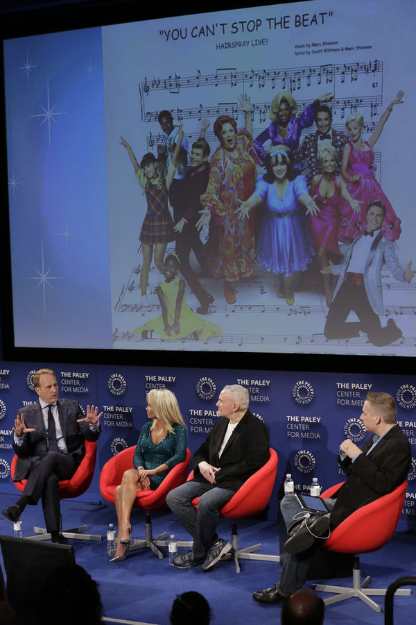 Robert Greenblatt, Kristin Chenoweth, Craig Zadan, Michael Schneider Photo