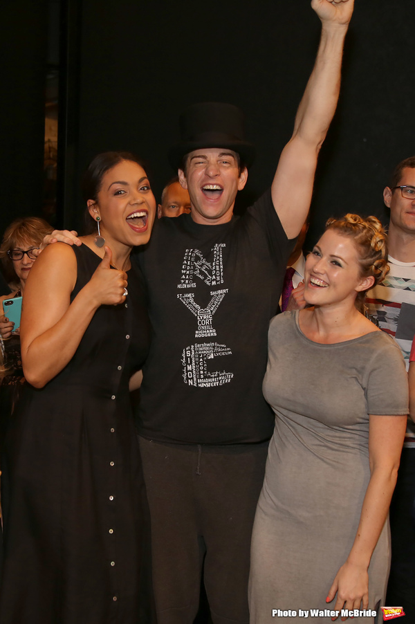 Barrett Doss, Andy Karl and Rebecca Faulkenberry Photo