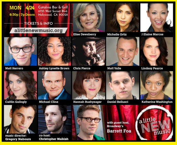 Photo Flash: A LITTLE NEW MUSIC Returns To The Catalina Tonight With Host Barrett Foa Image