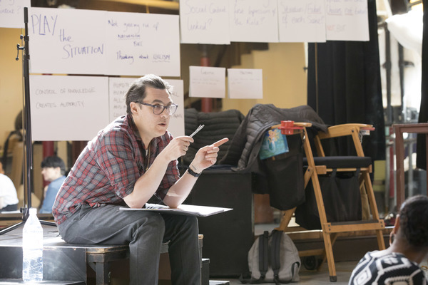 Photo Flash: In Rehearsals for Young Vic's LIFE OF GALILEO 