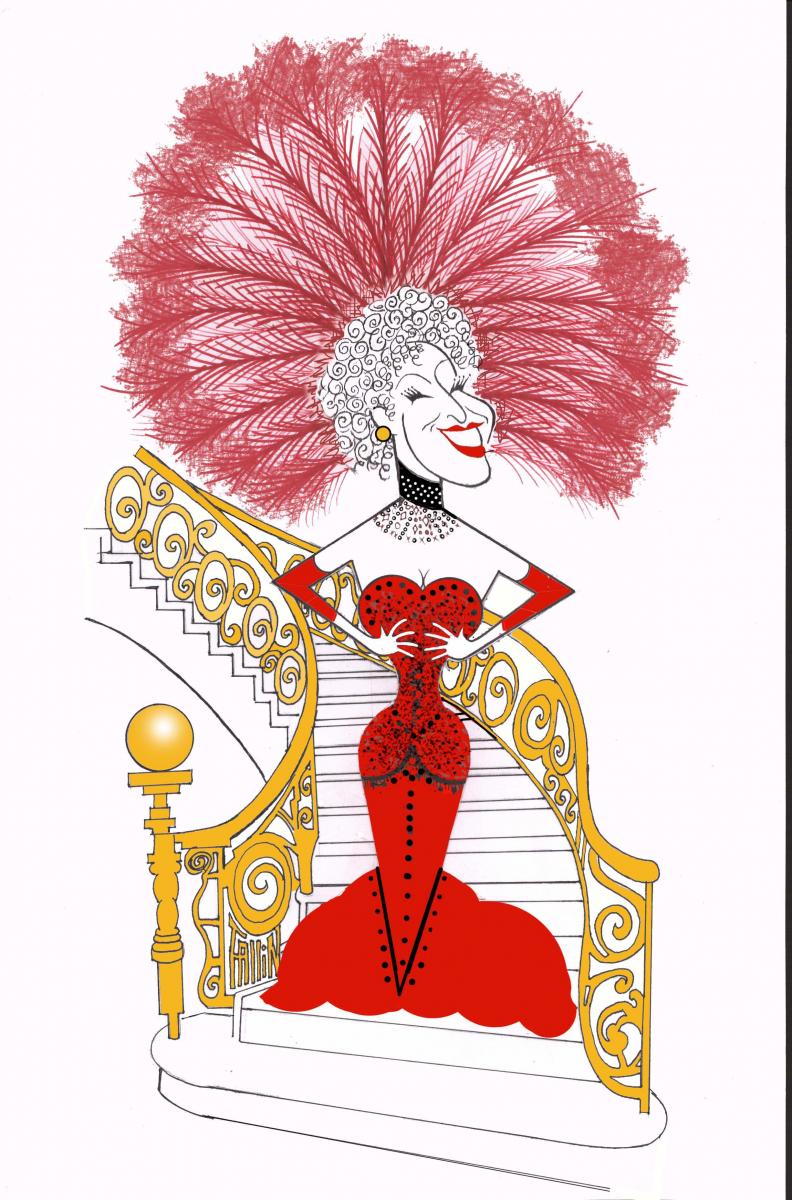 BWW Exclusive: Ken Fallin Draws the Stage - Bette Midler is Back in HELLO, DOLLY! Image