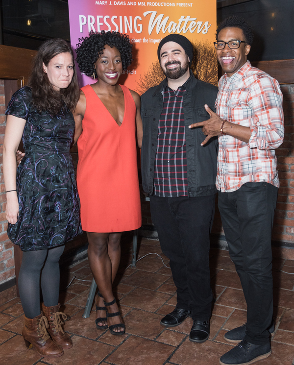 Photo Flash: Jennifer Jasper's PRESSING MATTERS Celebrates Opening Off-Broadway 