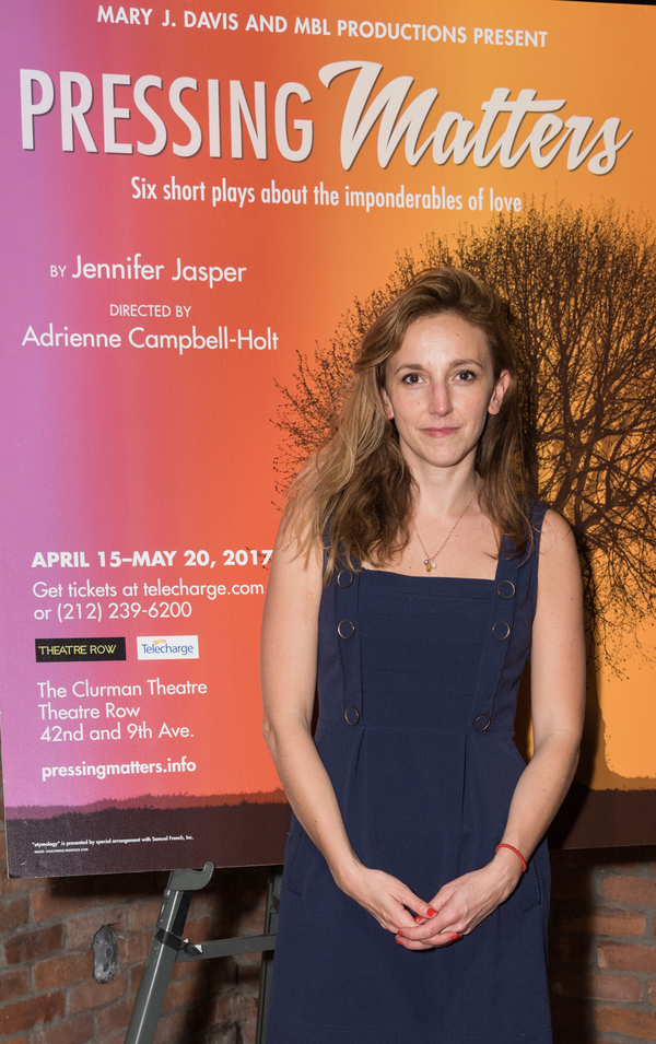 Photo Flash: Jennifer Jasper's PRESSING MATTERS Celebrates Opening Off-Broadway Image