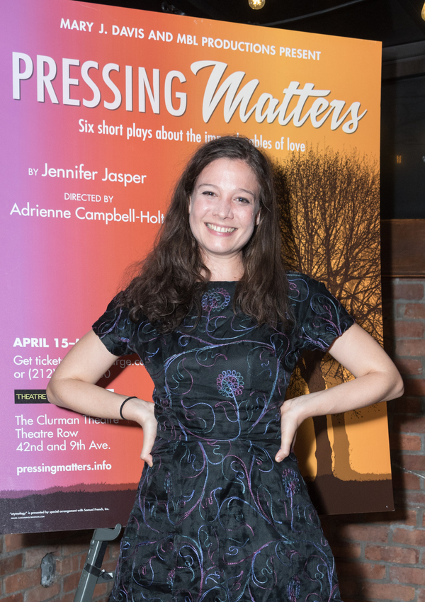 Photo Flash: Jennifer Jasper's PRESSING MATTERS Celebrates Opening Off-Broadway Image