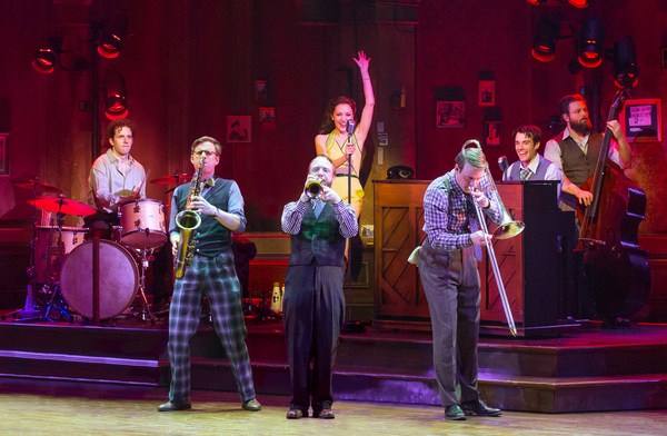 Photo Flash: First Steps First! Get a Look at Laura Osnes and Corey Cott in BANDSTAND on Broadway Image