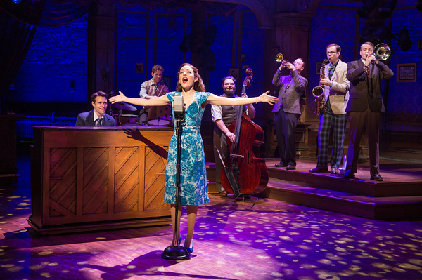 Photo Flash: First Steps First! Get a Look at Laura Osnes and Corey Cott in BANDSTAND on Broadway Image