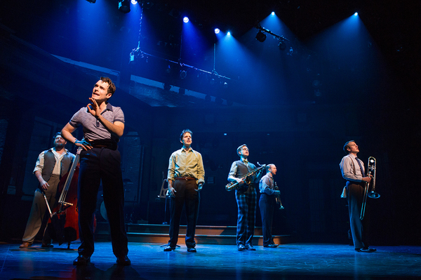 Photo Flash: First Steps First! Get a Look at Laura Osnes and Corey Cott in BANDSTAND on Broadway Image