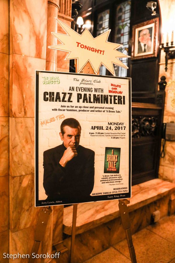 Photo Coverage: Chazz Palminteri Tells Tales From Hollywood & The Bronx At The Friars Club Image