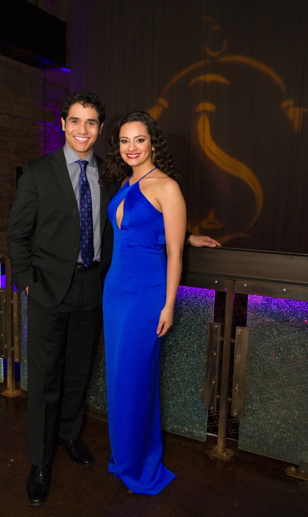 Photo Flash: Adam Jacobs, Anthony Murphy, Isabelle McCalla, Jonathan Weir and More Celebrate ALADDIN's Chicago Opening Image