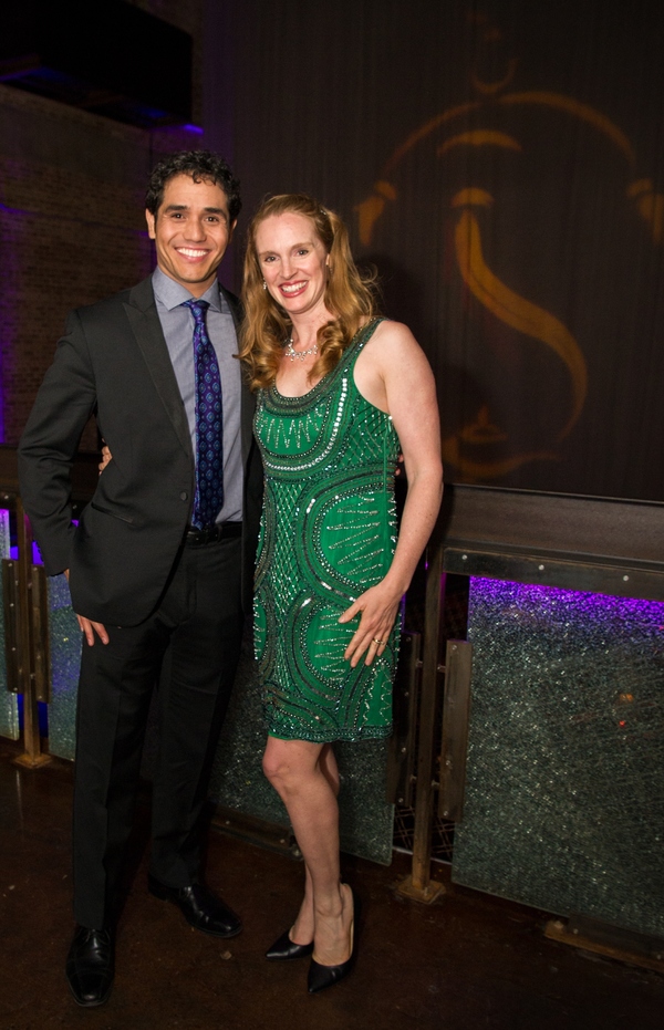 Photo Flash: Adam Jacobs, Anthony Murphy, Isabelle McCalla, Jonathan Weir and More Celebrate ALADDIN's Chicago Opening Image