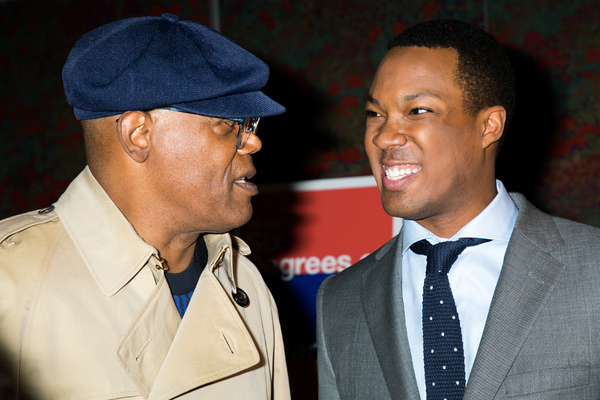 Samuel L. Jackson, Corey Hawkins Photo