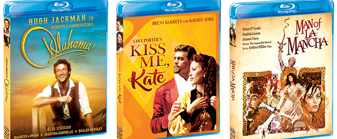 Oh, What a Beautiful Day! OKLAHOMA!, KISS ME, KATE and MAN OF LA MANCHA to Hit Blu-ray This Spring Image