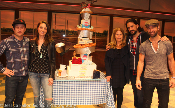 Christopher Fitzgerald, Sara Bareilles, Jessie Nelson, Will Swenson and Chris Diamant Photo