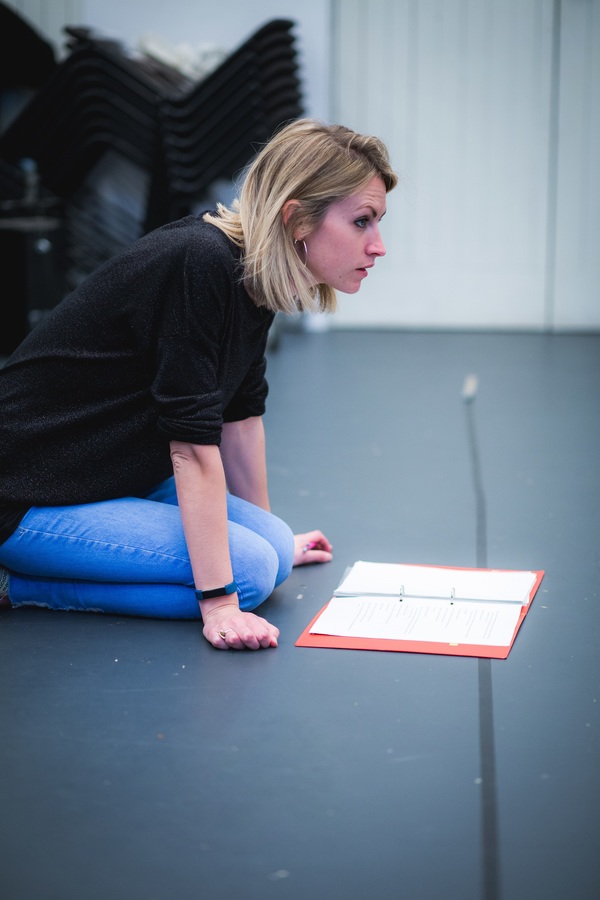 Photo Flash: In Rehearsals for WHILE WE'RE HERE at Bush Theatre 