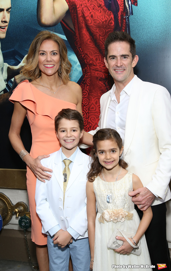 Elly Blankenbuehler, Andy Blankenbuehler, Luca Blankenbuehler and Sofia Blankenbuehle Photo