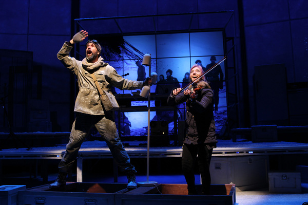 Photo Flash: First Look at Wade McCollum and Val Vigoda in ERNEST SHACKLETON LOVES ME Off-Broadway Image