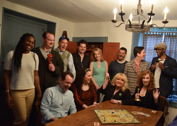 Cast of CLUE ON STAGE. Photo credit: Hope Horwitz Photo