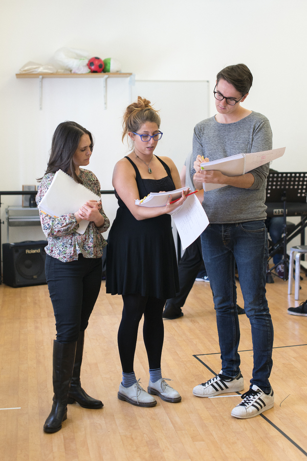 Photo Exclusive: In Rehearsal for PAPER HEARTS at Upstairs at the Gatehouse Image