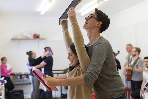 Photo Exclusive: In Rehearsal for PAPER HEARTS at Upstairs at the Gatehouse Image