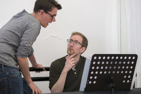 Photo Exclusive: In Rehearsal for PAPER HEARTS at Upstairs at the Gatehouse Image